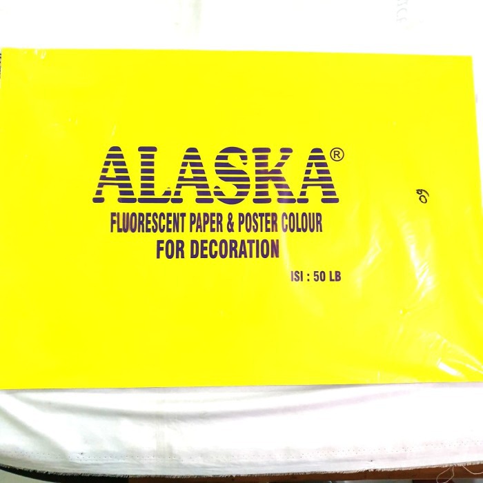 

Kertas Asturo Tebal Alaska Fluorescent Paper 40x60cm Warna Lengkap Murah