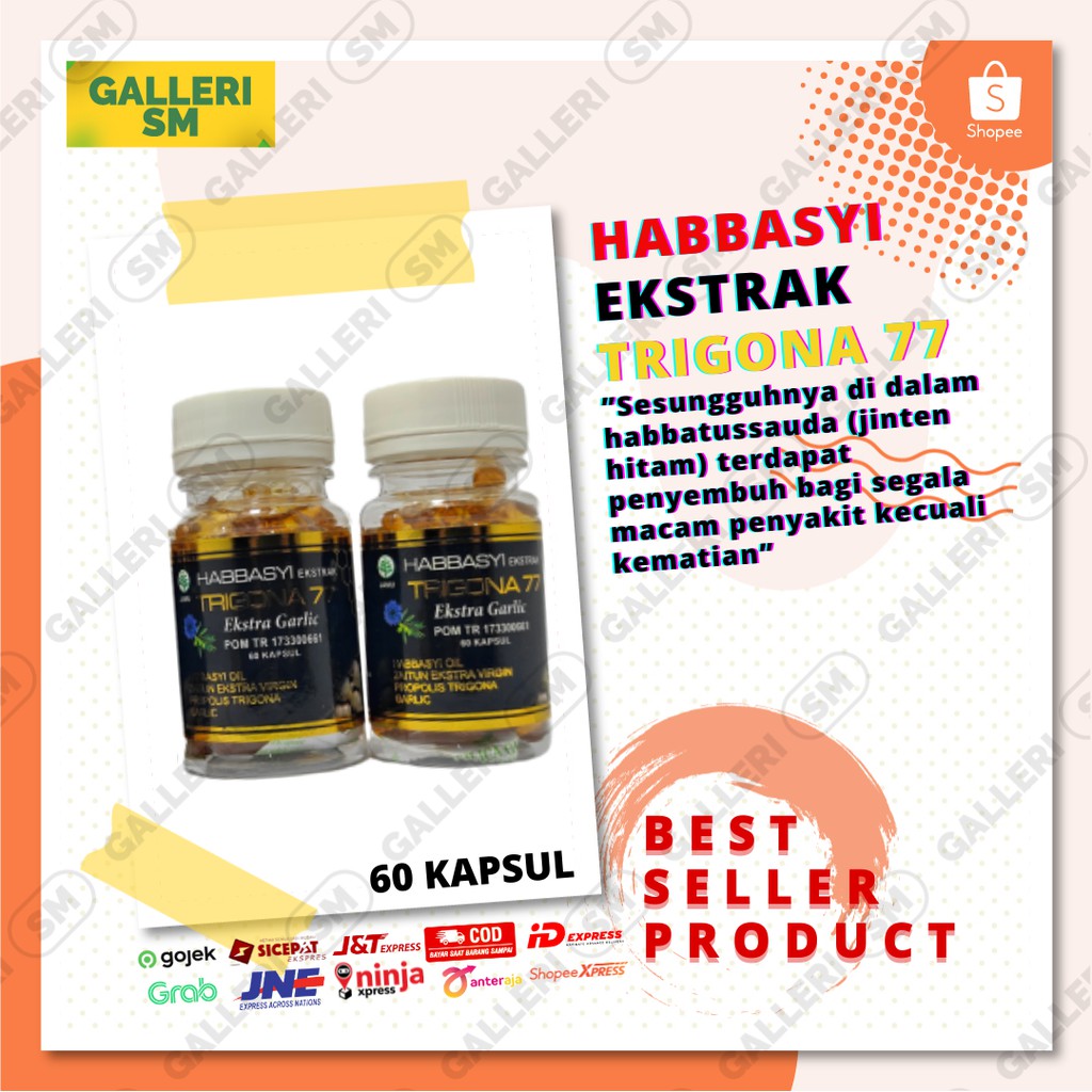 Habbasyi Trigona 77 60 Kapsul Ekstrak Propolis ASLI