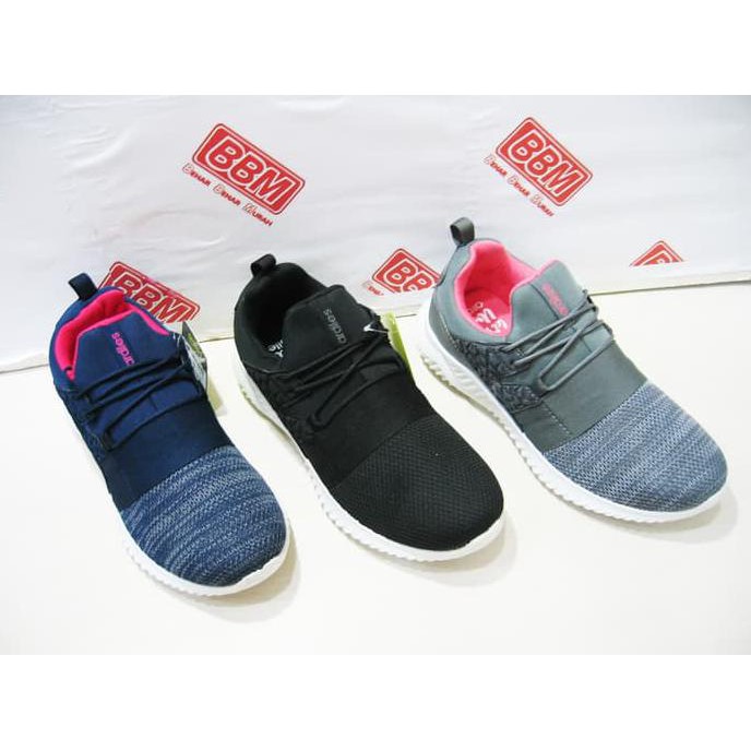 ARDILES WIEN - SEPATU WANITA SNEAKER RUNNING - HITAM