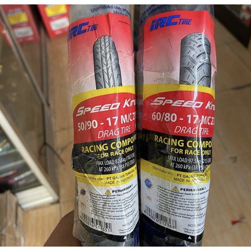 BAN IRC SPEED KING DRAG 50/90 60/80 17