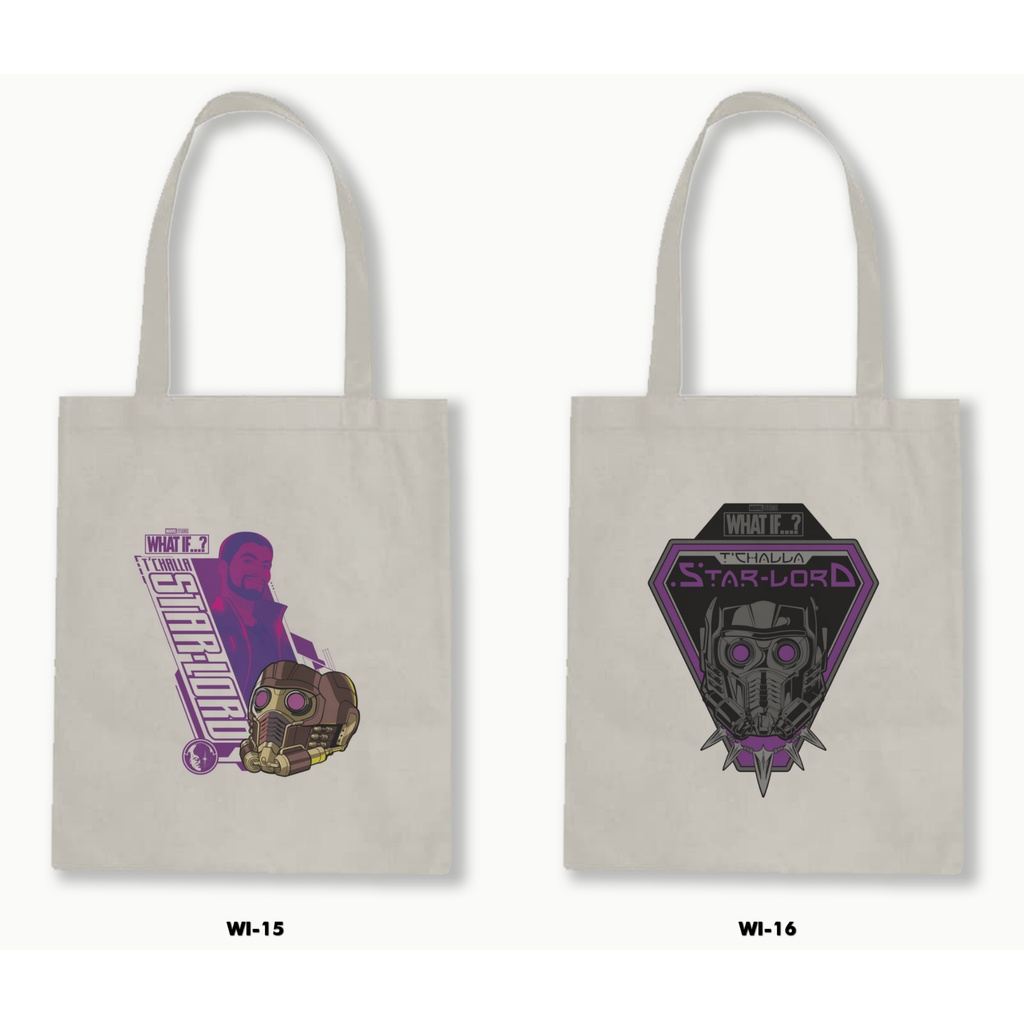 TOTE BAG BLACU - MARVEL WHAT IF .01