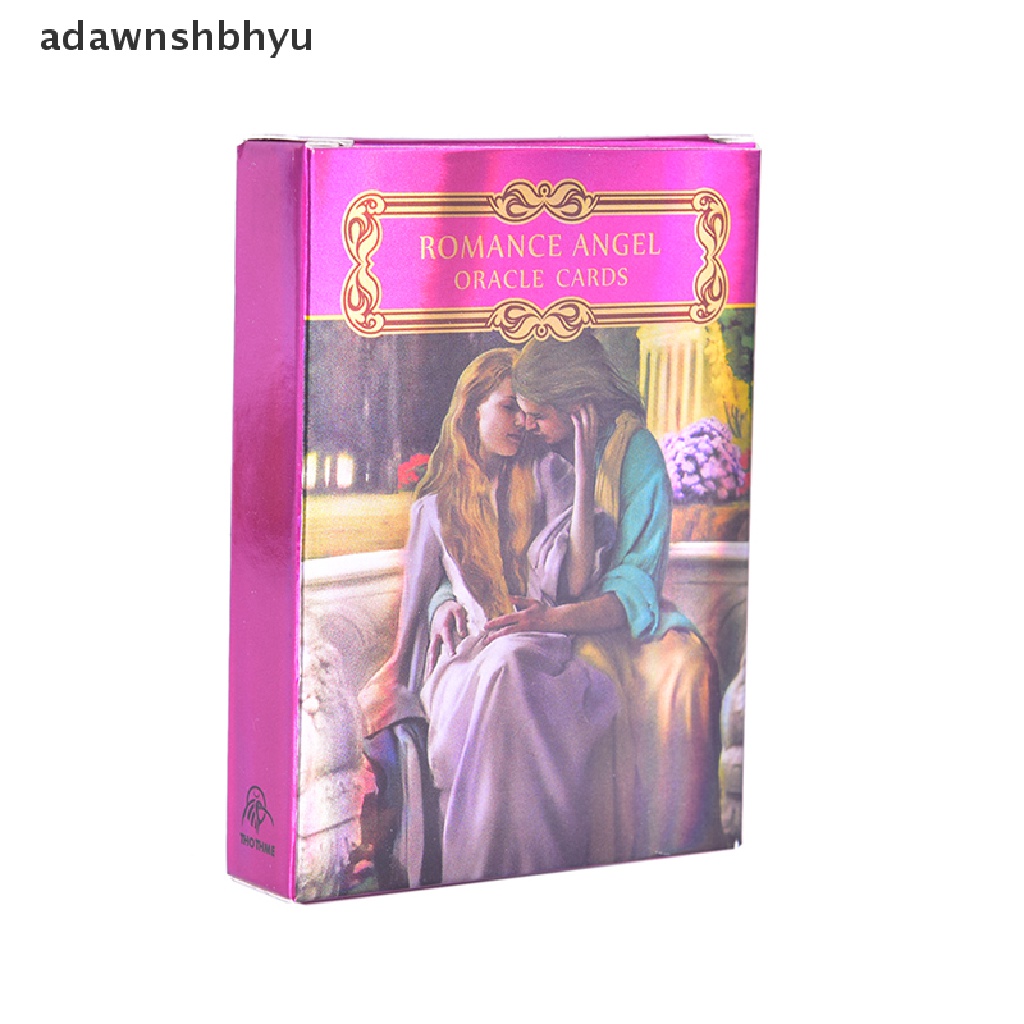 Adawnshbhyu Hologram Romance Angels Oracle Tarot Cards English Board Game Playing Card