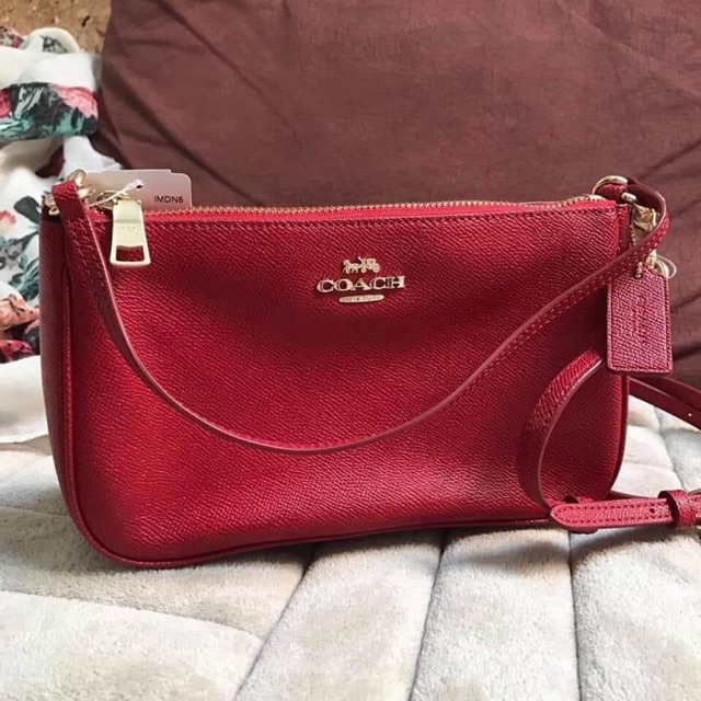Coach top handle pouch