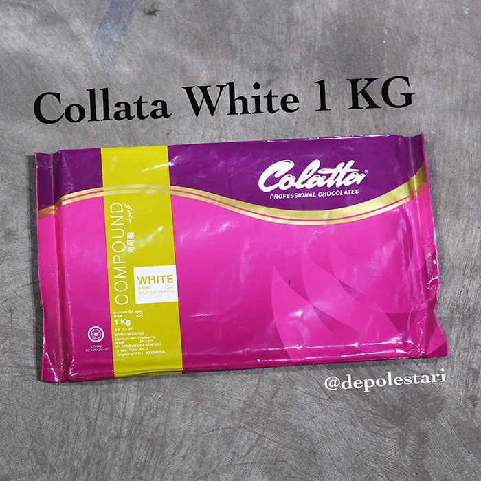 

Colatta White Compound 1KG - Cokelat Batang