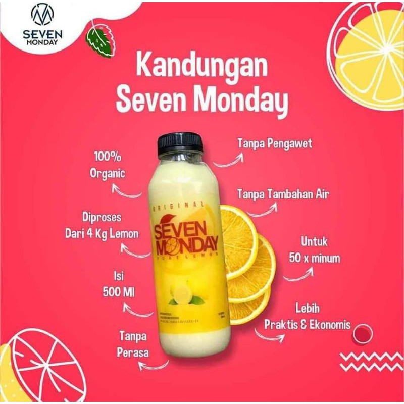 

ORIGINAL SEVEN MONDAY PURE LEMON