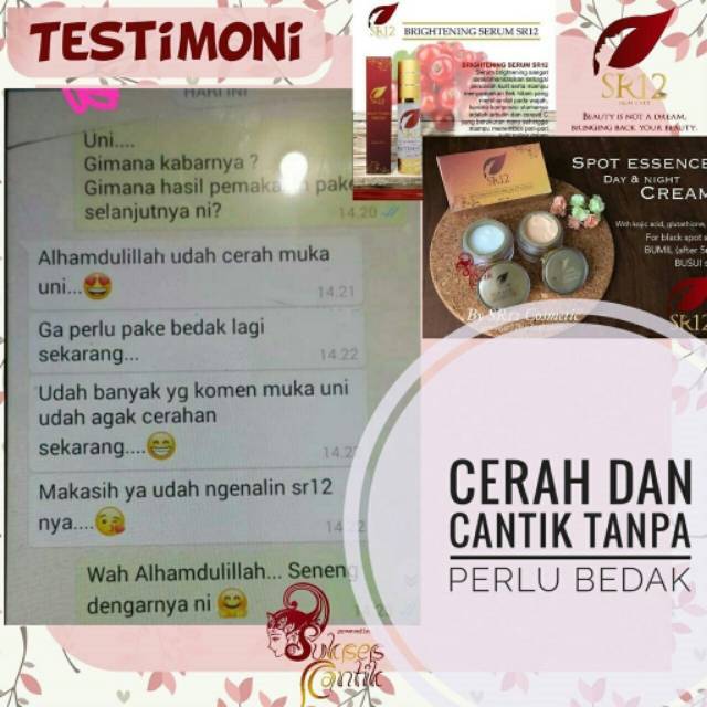 Lightening Serum SR12 - Serum Kulit Berminyak dan Kusam - Serum Flek Hitam dan Bekas Jerawat Ampuh