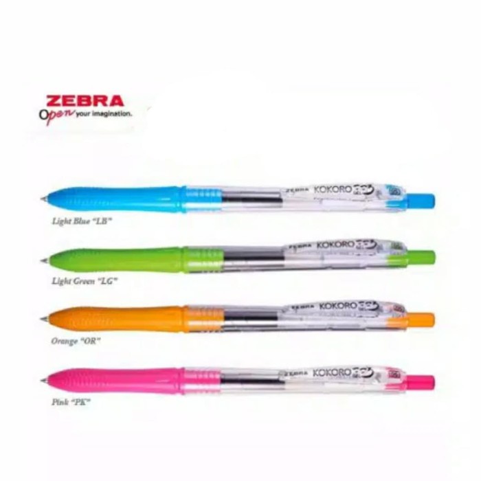 

Sale!!! Gel Pen Zebra Kokoro Sweet Terlaris