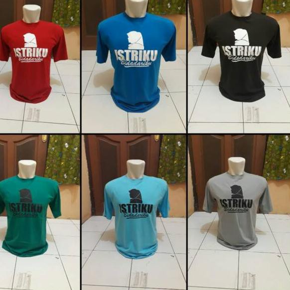 Oke Price Kaos  ISTRIKU BIDADARIKU T Shirt Pria Baju Kaos  
