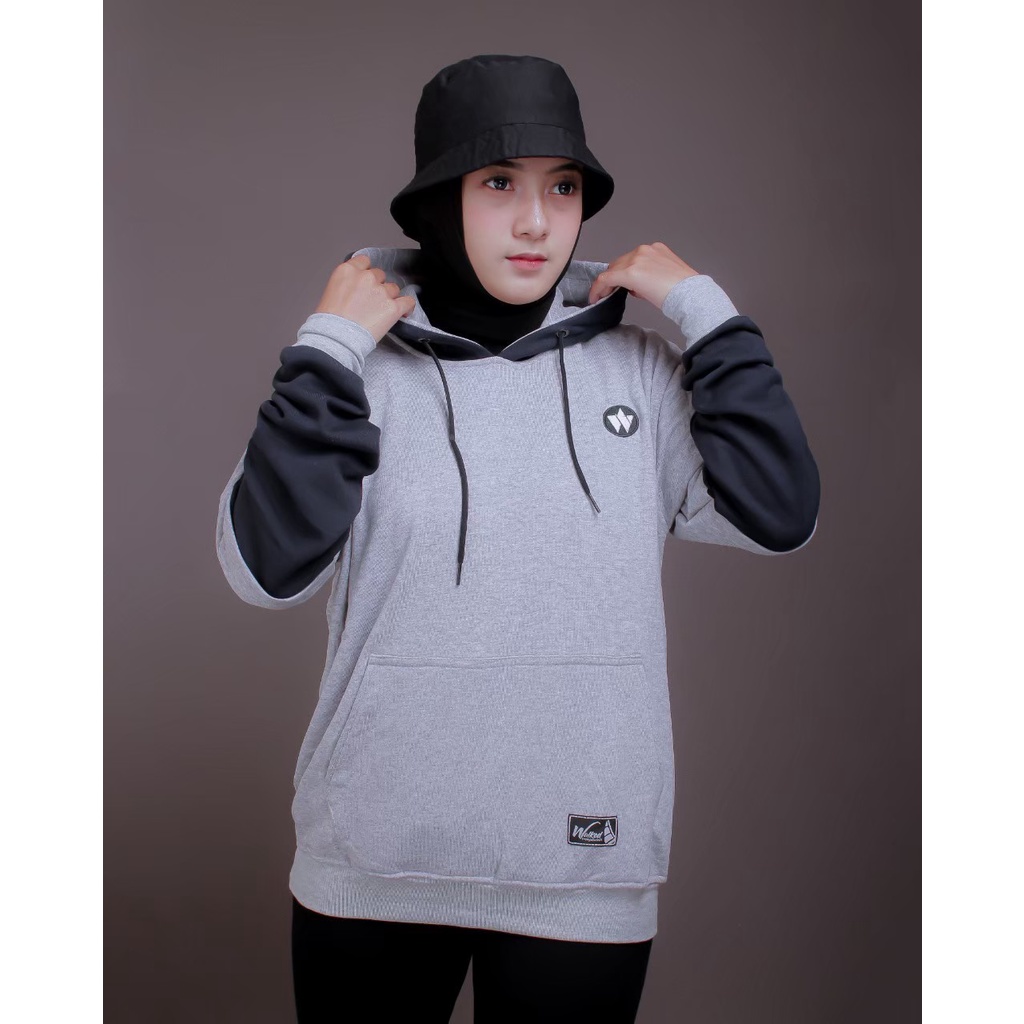 HOODIE WANITA-HOODIE WALKED COTTON PREMIUM