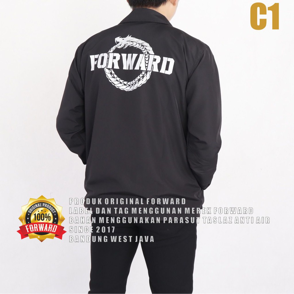 Forward System Coach Jacket Your Mind Black Lanzclothing Jaket