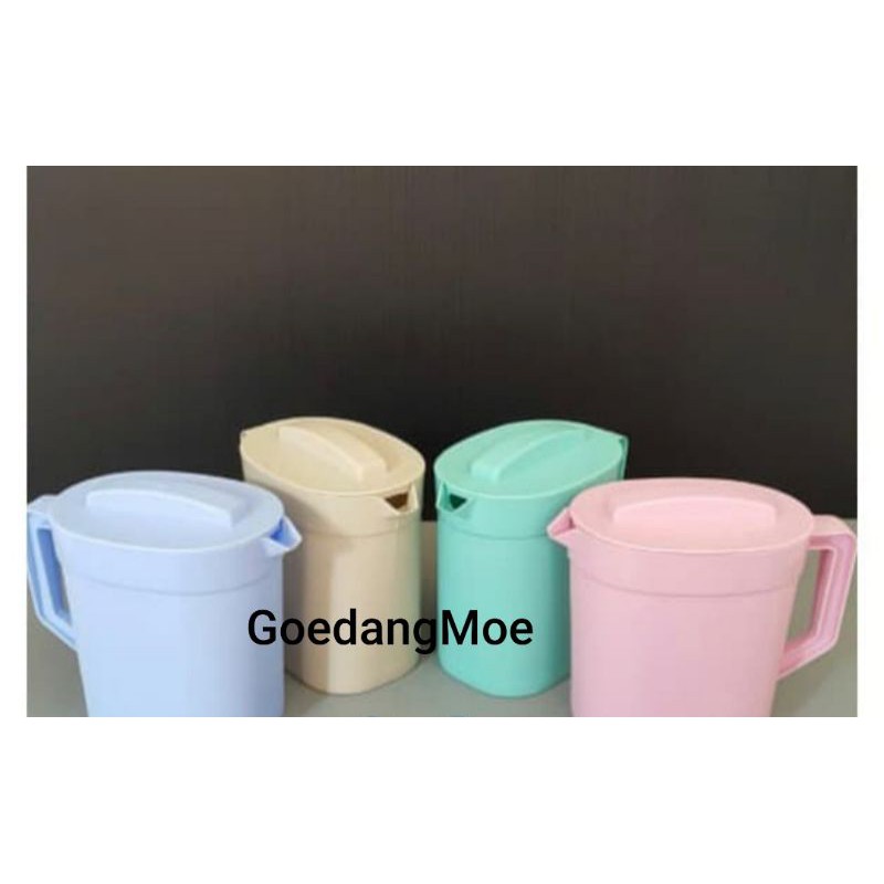 Eskan air Plastik Monas 2Lt Pitcher Teko air plastik warna