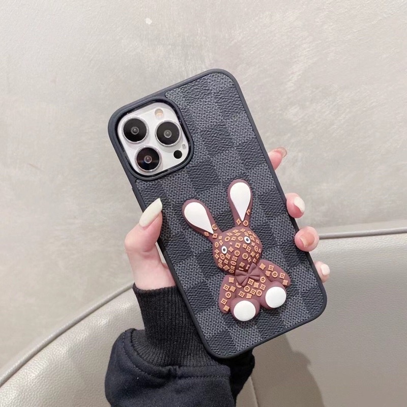 LV RABBIT IPHONE LEATHER CASE 7 8 8+ X Xs Xr Xsmax 11 11pro 11promax 12 12pro 12promax 13 13pro 13promax