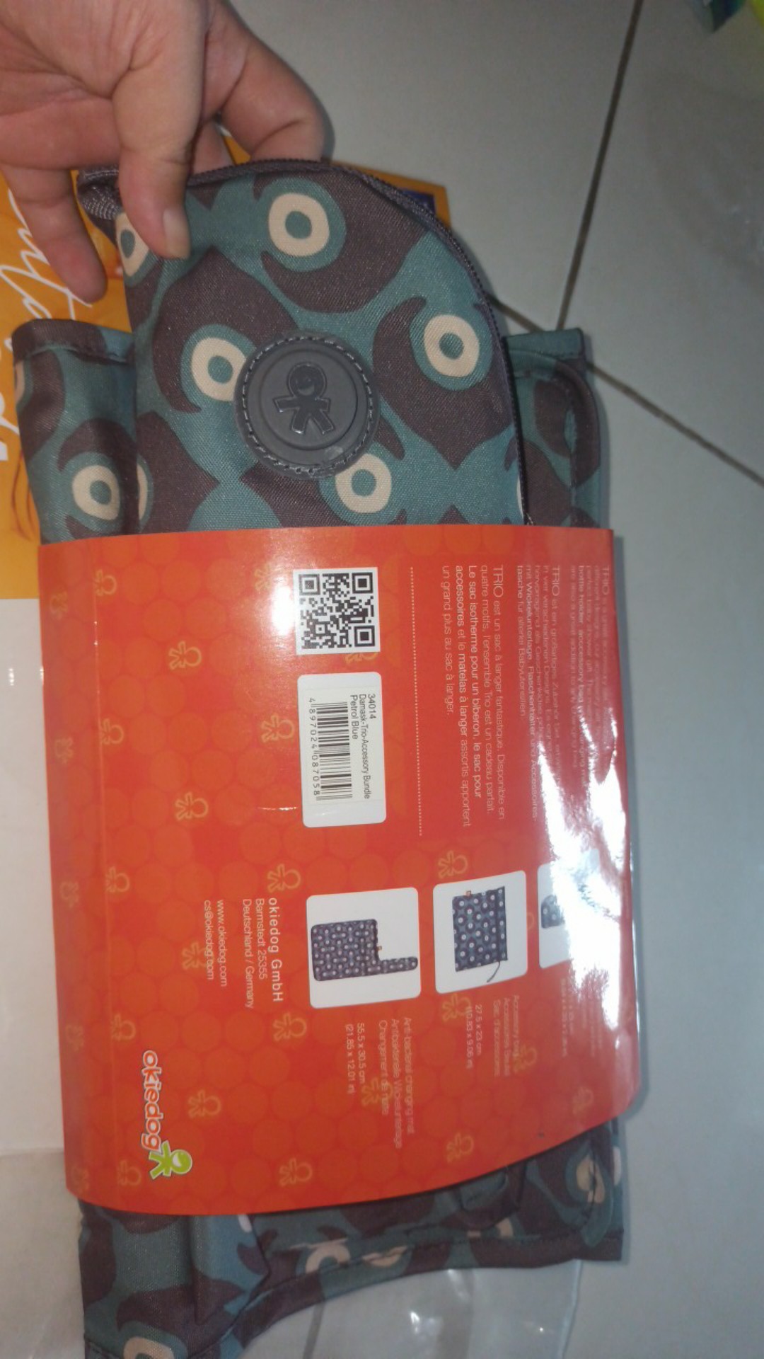 Okiedog Damask Petrol Blue Accessories Only