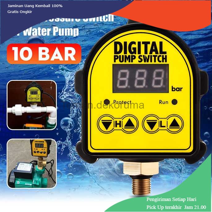 TD - RUM AQUALIN Pengatur Pompa Air Digital Automatic Pump 220 V - YRK-01