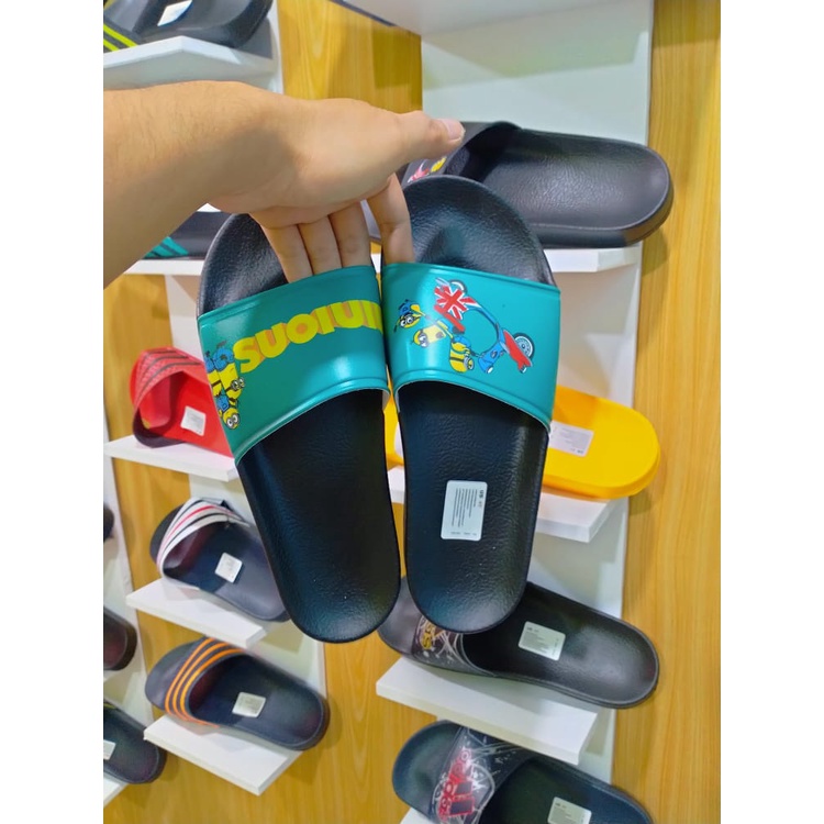 BEST SELLER Sandal Slop Pria Minions Premium