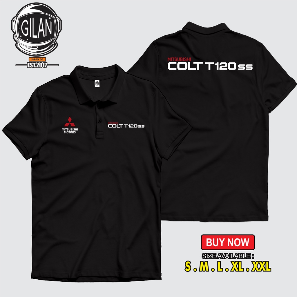 SAKAZUKI Polo shirt Kaos Baju Kerah MITSUBISHI COLT T120 SS Otomotif