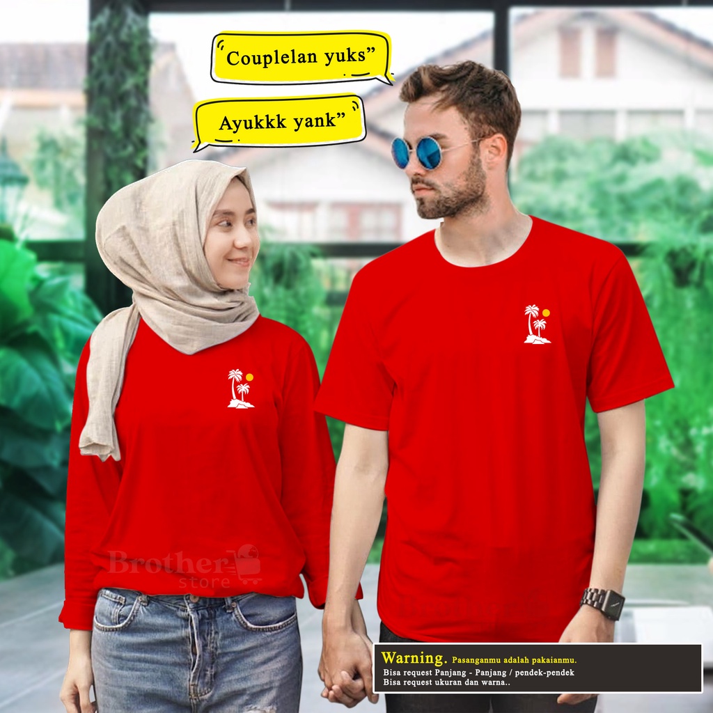 Kaos Couple Goals - Kaos Road to halal - Kaos Preweding - Kaos Custom kata - POHON LOVE - Premium T shirt