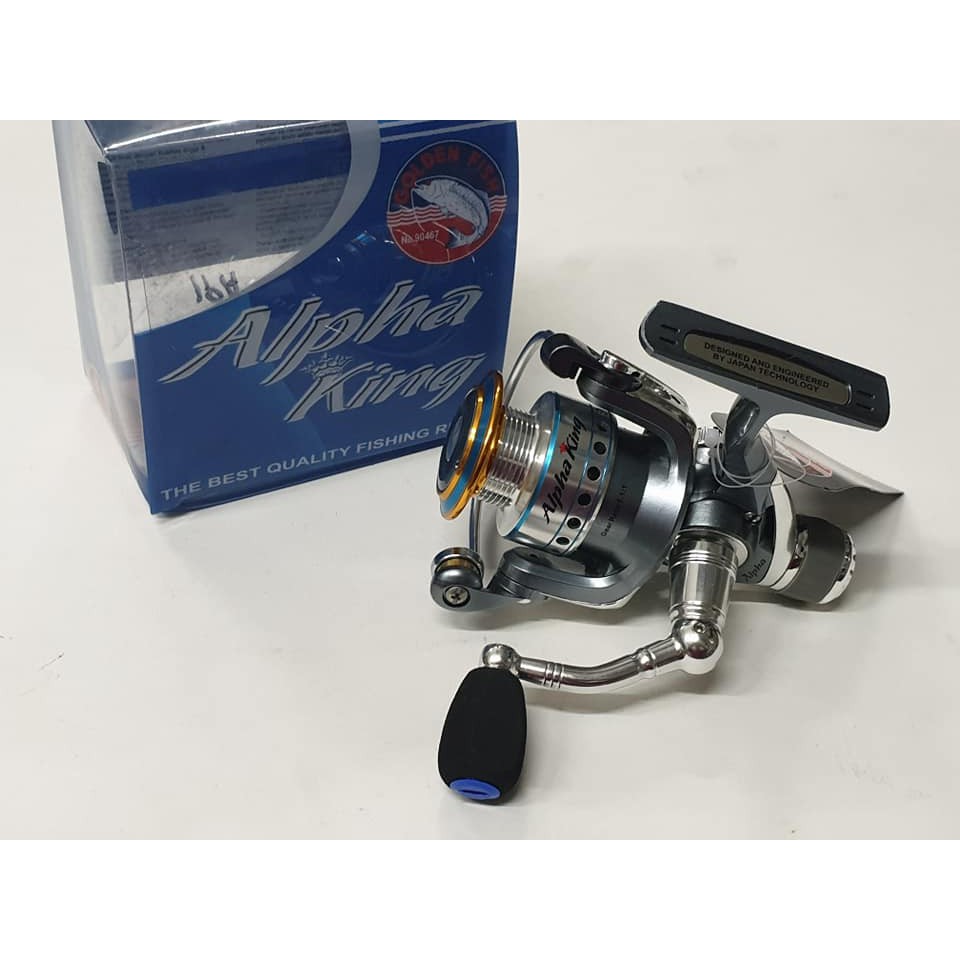 Reel GOLDEN FISH ALPHA KING (Color PURPLE / BLUE)