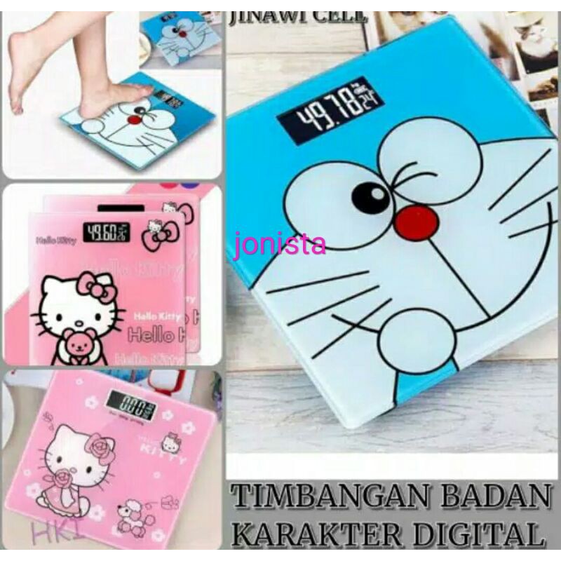 Timbangan Berat Badan Digital karakter