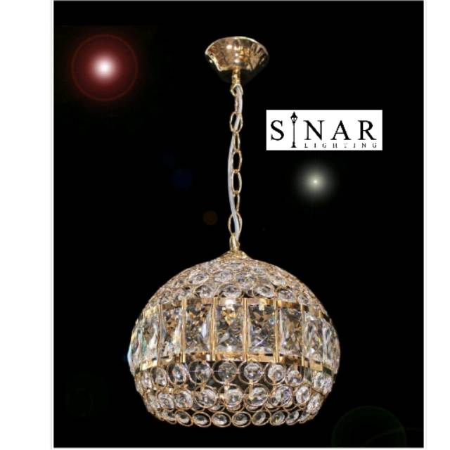  Lampu gantung tunggal kristal 16550 1 Shopee Indonesia