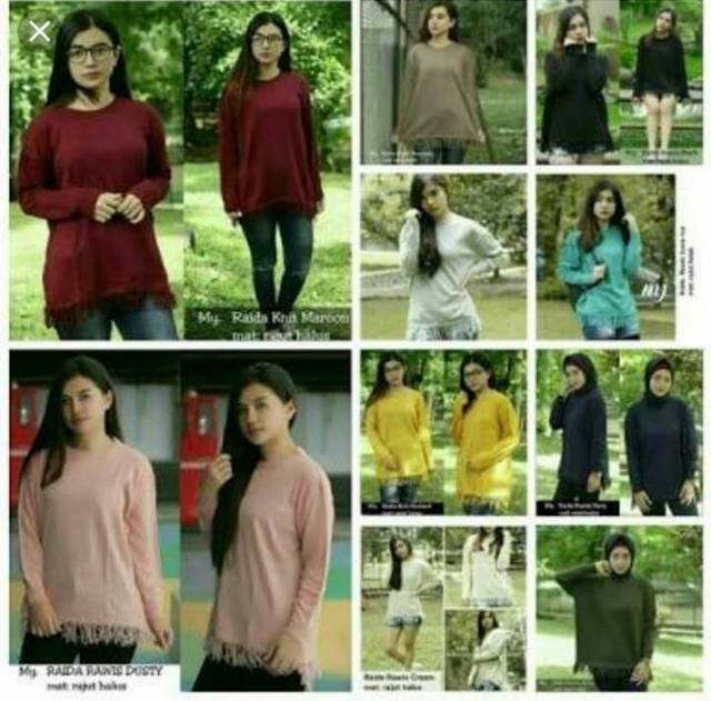 Raida knit wear