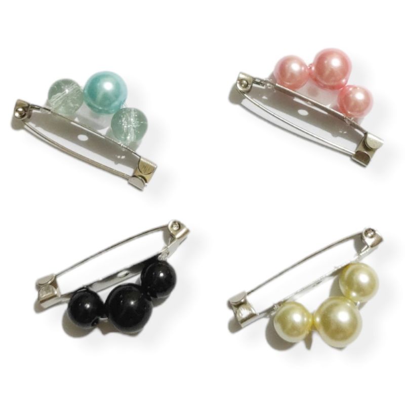 Bros Mutiara Korea Pearl Pin Tusuk Pin Tuspin Brooch Bros Dagu Korean