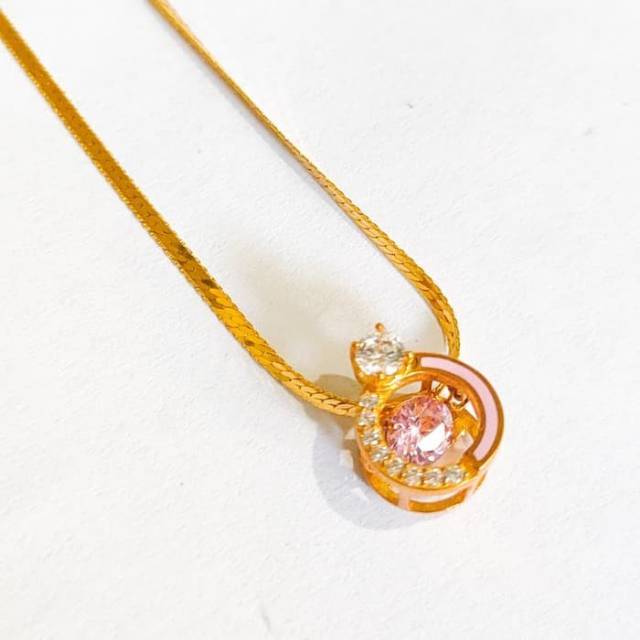 Kalung Emas asli model Cendrawasih