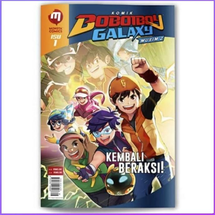 >*>*>*>*] Terlaris Komik Boboiboy Galaxy Musim 2 : Isu 1 Kembali Beraksi