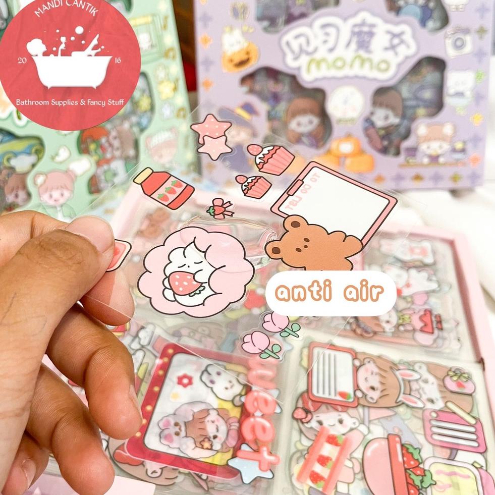 

[Art. 662] Box Stiker Senmu isi 100 lembar waterproof Anti Air sticker hadiah kado unik lucu mainan anak