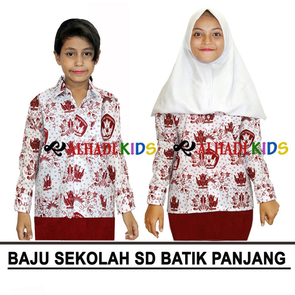  Baju  Batik Anak  Sekolah  Sd  TulisanViral Info