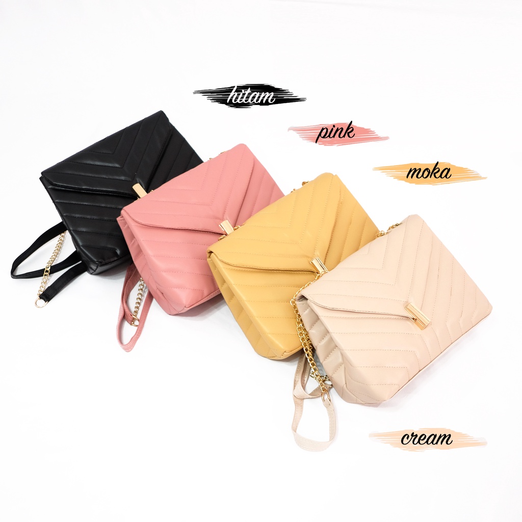 Sling bag Isyana Embos - Tas Selempang Wanita