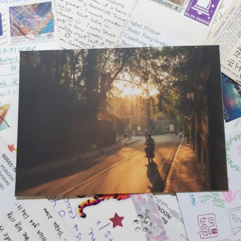 

[A-47] Kartu Pos/Postcard Jalanan Kampung Ubud