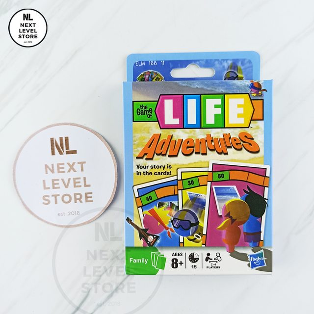 The Game Of Life Adventures Card Game Board Games ENGLISH