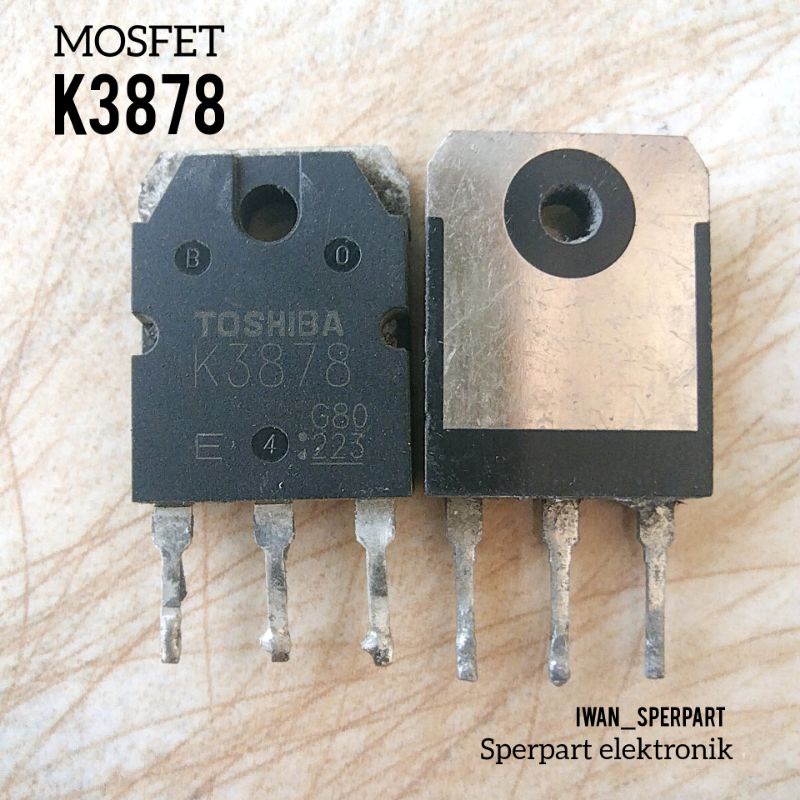 MOSFET TOSHIBA K3878 9A 900V ORIGINAL K 3878
