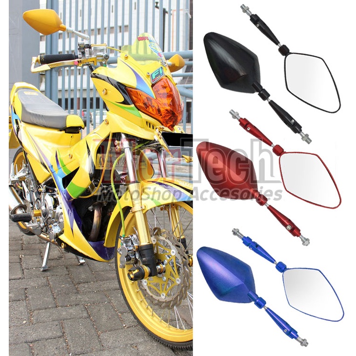Kaca Spion Tomok 2660 Sepion Lipat Model Daun Matic Nmax Aerox Mio Sporty/Smile Fino Soul GT 125 Xeo