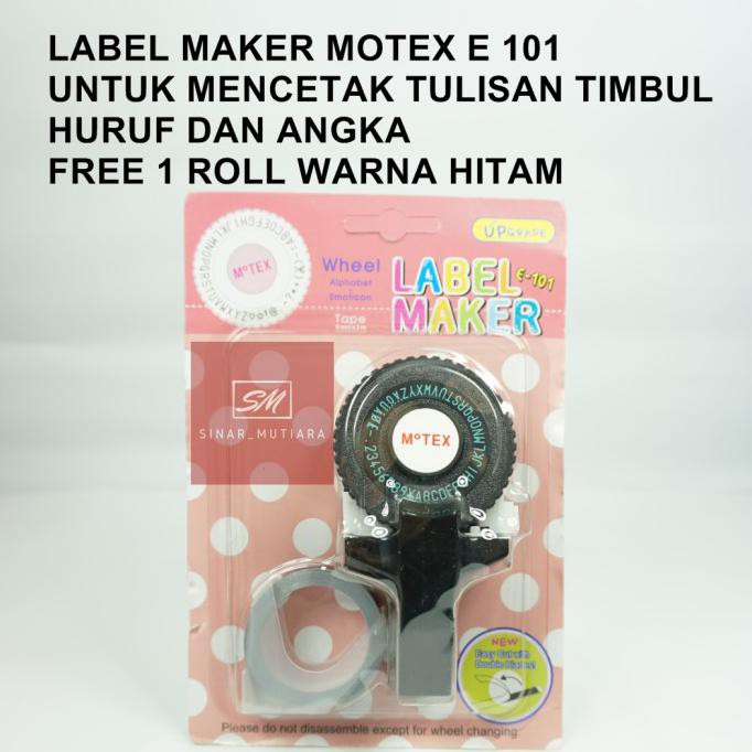 

MOTEX dymo embossing label maker - Putih
