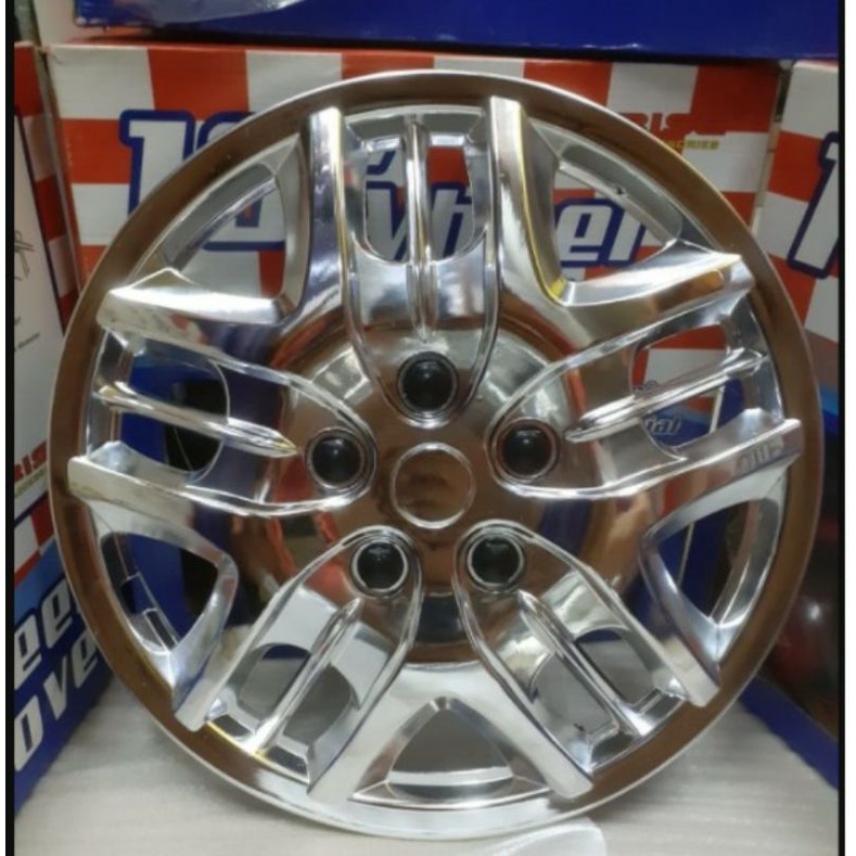 WELDOP RING 14 CHROME PLASTIK/ABS 1 SET (4 PCS)