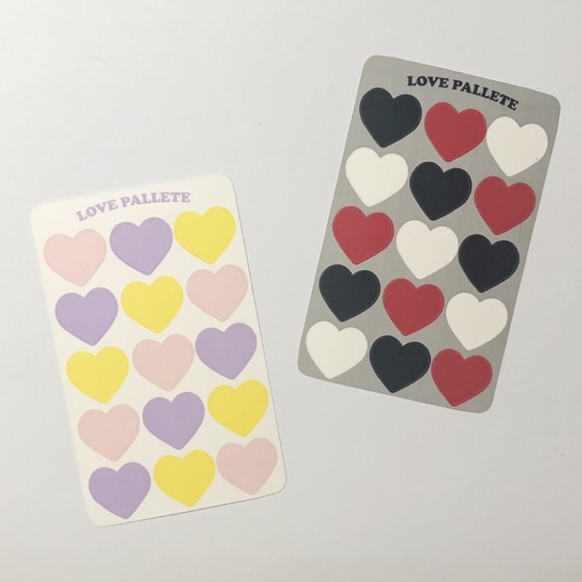 

Love Pallete Sticker Sheet Bujo Deco Polco Sticker Sheet