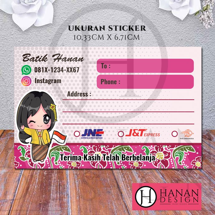

Stiker Alamat Pengiriman Online Shop Termurah Motif Batik