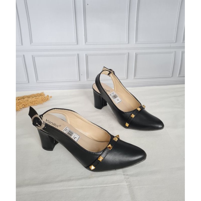 ABBUSHOES Hs 112 pantofel stut 7cm wanita