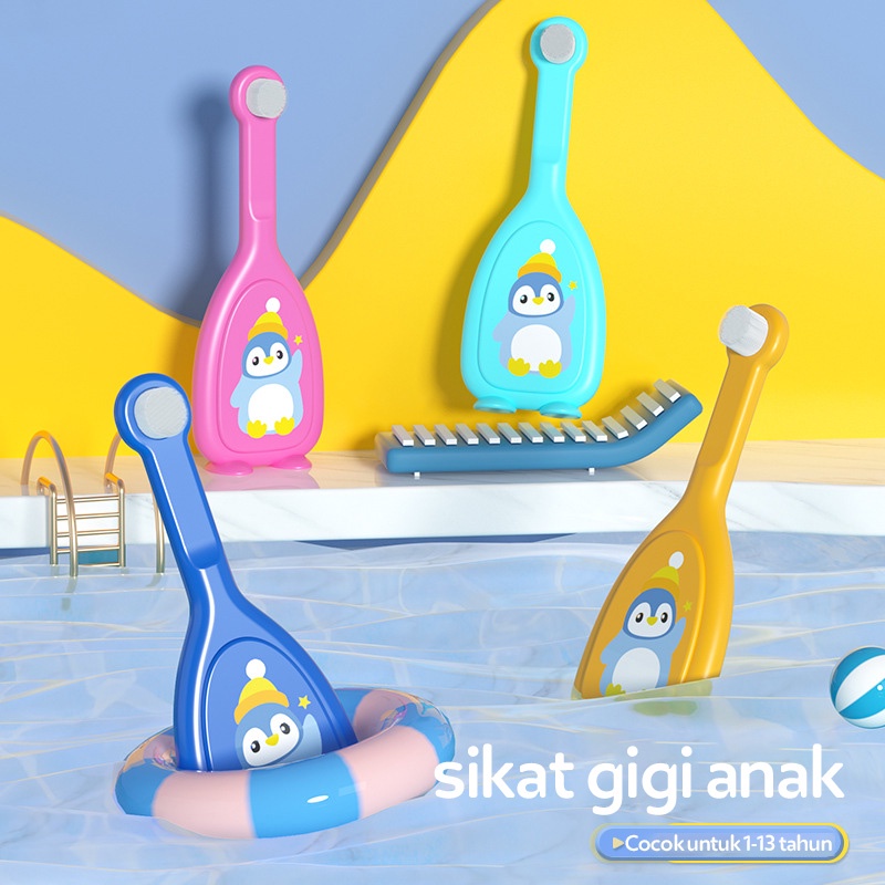 HIPPO LAND Sikat Gigi Bayi /Tooth Brush Bayi Bahan Silikon Bpa Free 265