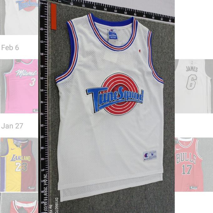 Sale Nba Jersey Jordan Tune Squad Space Jam Champion - Putih, M