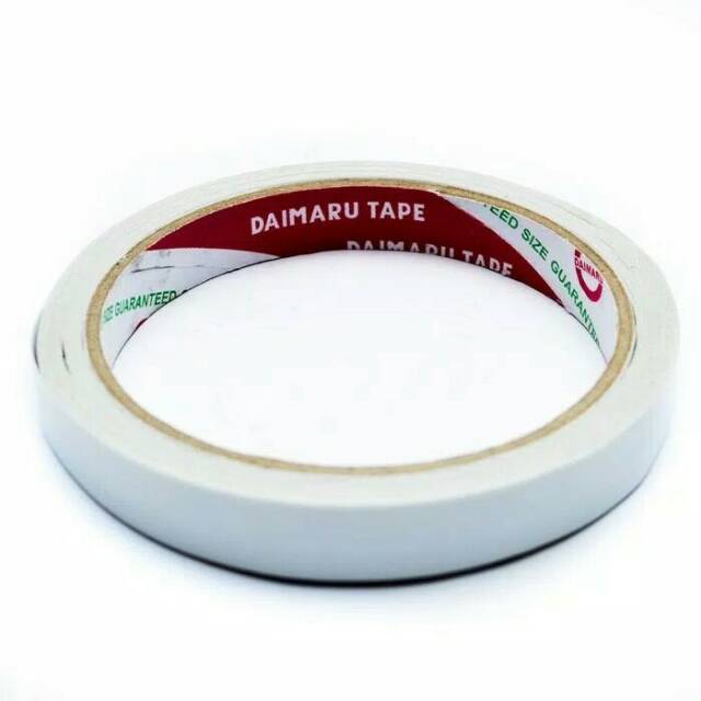

Double Tape Putih Daimaru 1/2" 12 Yard 12mm