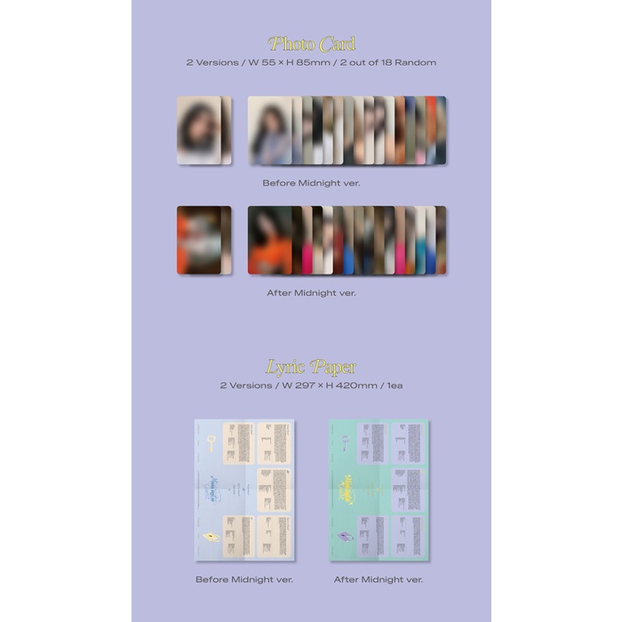 fromis_9 - 4th Mini Album MIDNIGHT GUEST (CD / KiT)