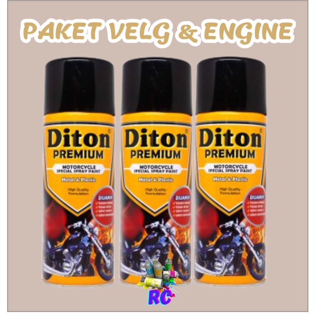 PAKET VELG & Engine DITON PREMIUM RCB GOLD SILVER 400CC