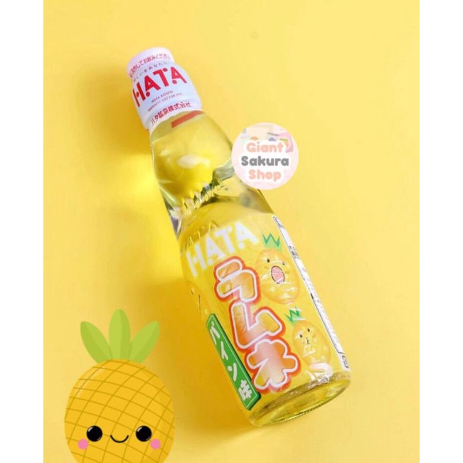

Hatakosen Ramune Pineapple/ minuman Jepang / soft drink