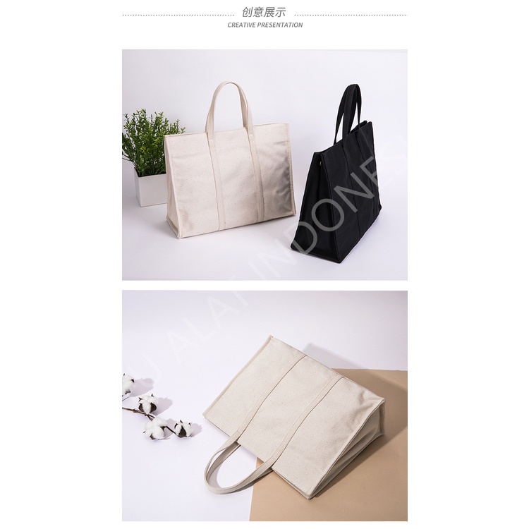 SATU ALAT Hand Bag PUDJI 100% Canvas Premium Tebal Tas Kanvas