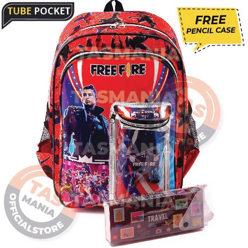 PTS - Ransel Sekolah Anak Ransel Sekolah Anak FREE FIRE MOBILE LEGEND BOBOIBOY TAS ANAK TUBE EDITIONS + FREE TEMPAT PENSIL MIKA TAS SEKOLAH TK / SD Tas Korea