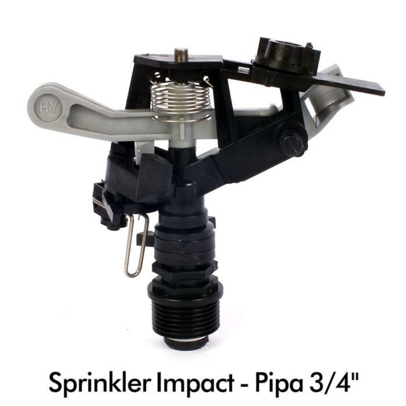 Sprinkler impact Springker Sprinkle Kincir Air Irigasi Taman  Pertanian Berputar 360 Derajat Spinkler