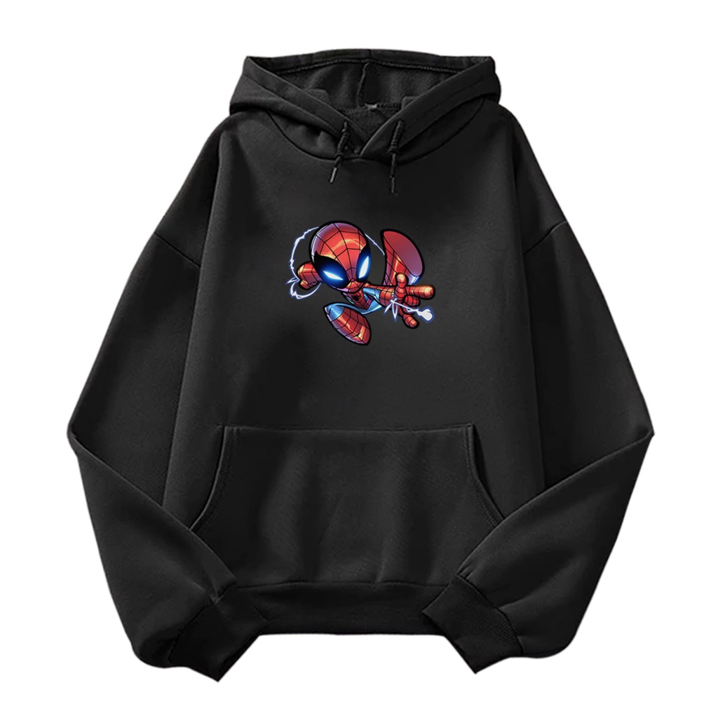 Sweater hoodie anak laki laki SPIDER baju anak cewek cowok superhero